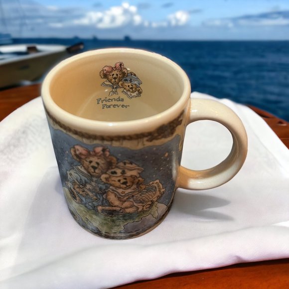 Teddybears with Sailboat and Moon Coffee Cup | 1999 The Boyds Collection - Picture 4 of 8